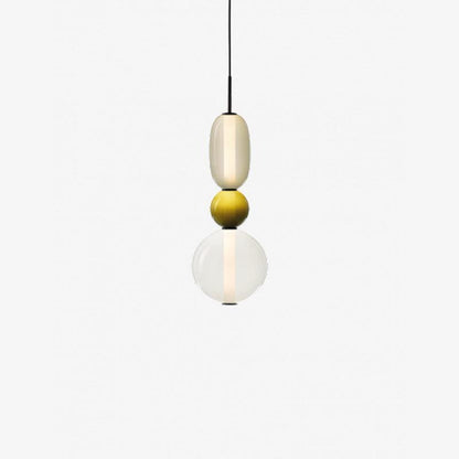 Hanglamp Kandij — gekleurd glas, geïntegreerde led — afbeelding 7