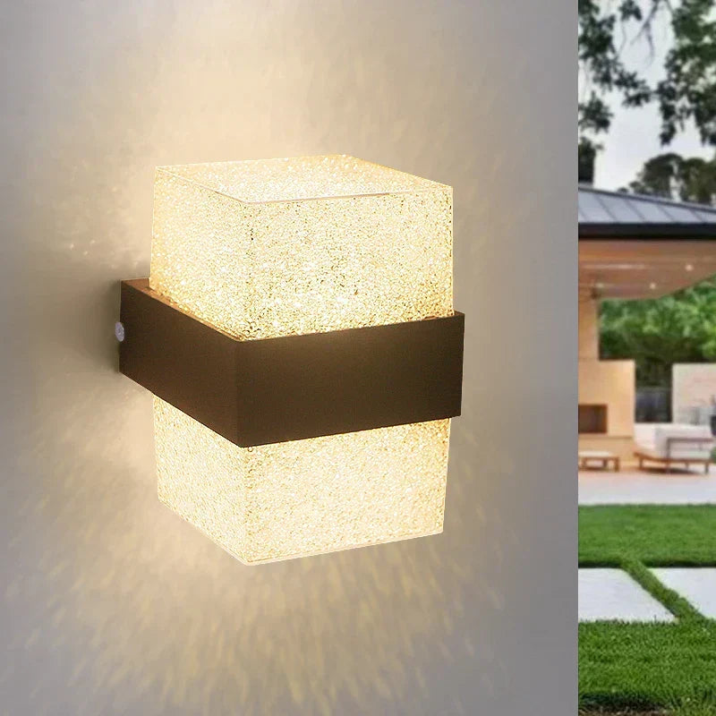 Buitenlamp Natuur — wandmodel in ABS, 13,2 cm — afbeelding 1