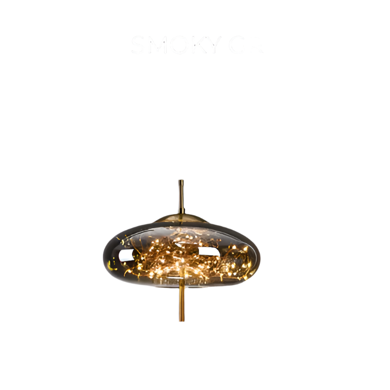 Hanglamp Essence — donkerbruin glas, drie maten — afbeelding 6