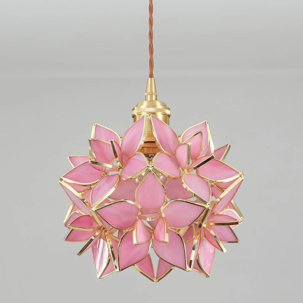 Hanglamp Capiz — schelp en messing, Ø 20 cm — afbeelding 4