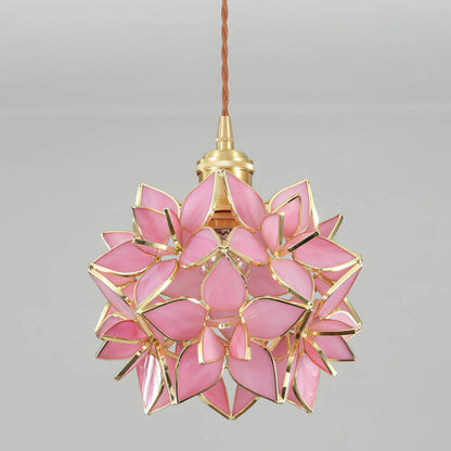 Hanglamp Capiz — schelp en messing, Ø 20 cm — afbeelding 4
