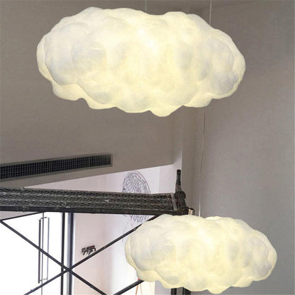 Hanglamp Wolk — katoen en zijdevezel, fitting E27 — afbeelding 4