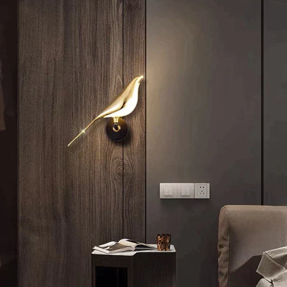 Wandlamp Vormlux Merel — magnetisch, goudkleurig — afbeelding 2