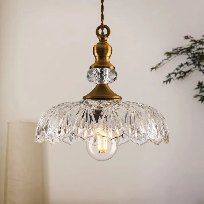 Hanglamp Keukeneiland — glas en ijzer, 24 cm — afbeelding 2