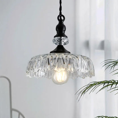 Hanglamp Keukeneiland — glas en ijzer, 24 cm — afbeelding 3
