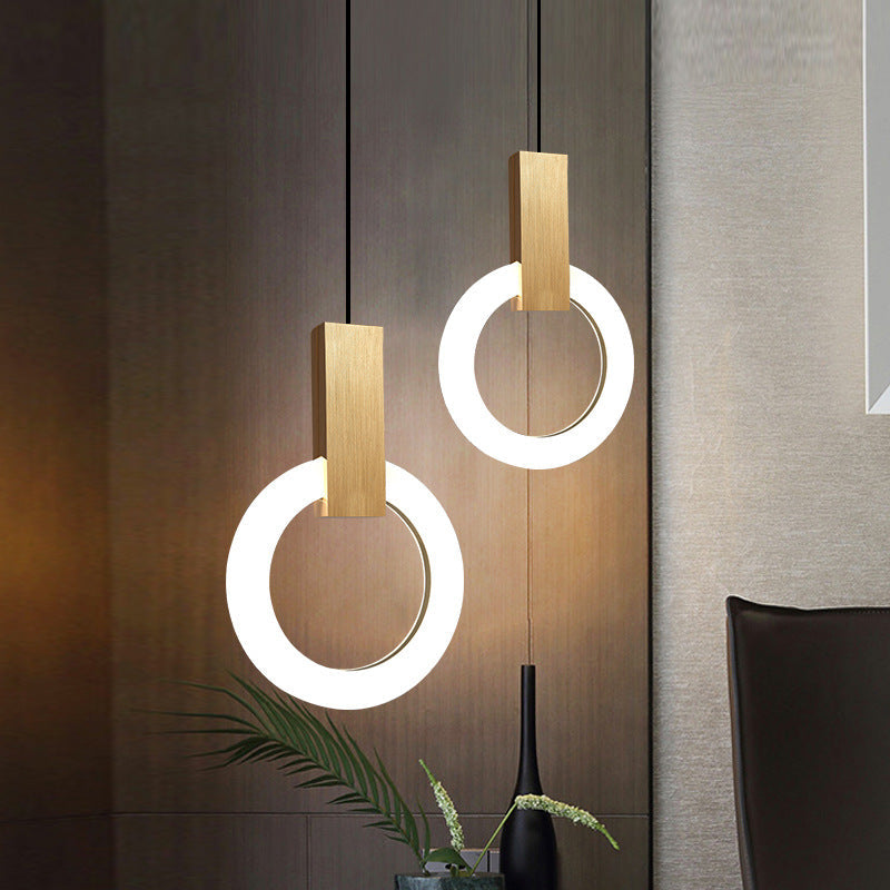 Hanglamp Ring — acryl, in hoogte verstelbaar — afbeelding 1