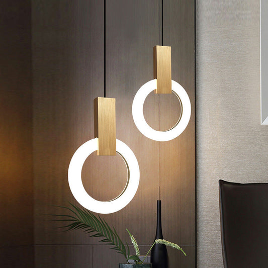 Hanglamp Ring — acryl, in hoogte verstelbaar — afbeelding 1