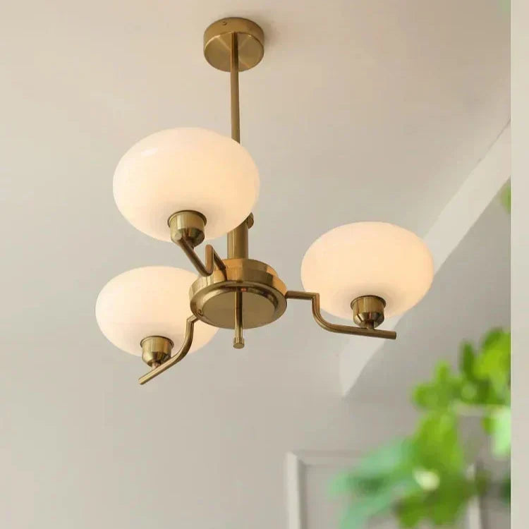 Kroonluchter Bauhaus — smeedijzer, fitting E27 — afbeelding 5