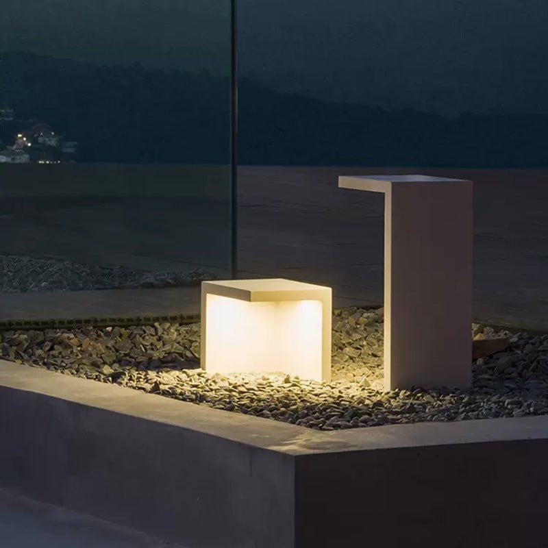 Buitenlamp Blok — zonne-energie, vier formaten — afbeelding 2