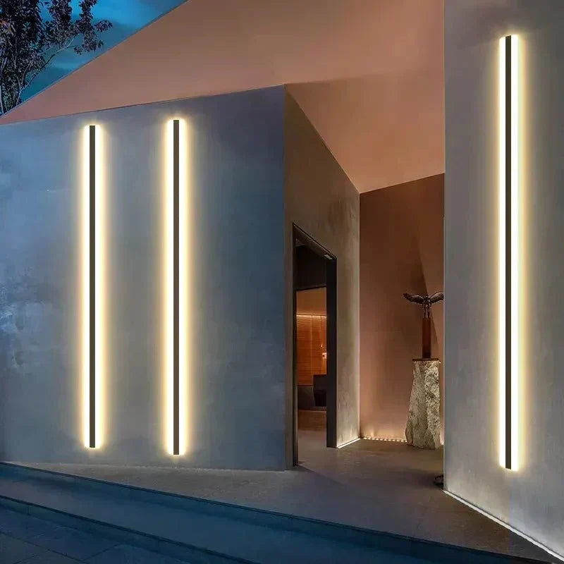 Wandlamp Streep — aluminium en acryl, IP65 — afbeelding 6