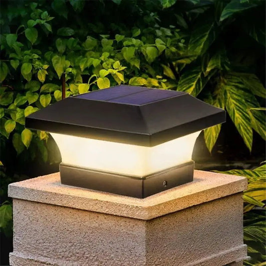 Buitenlamp Nugee — zonne-energie, IP65, 15 cm hoog — afbeelding 1