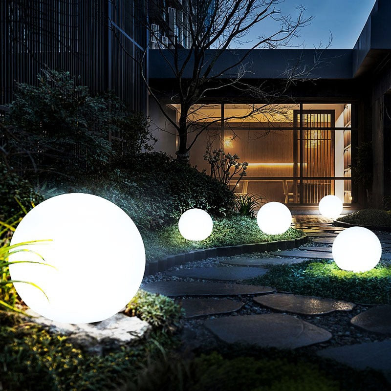 Buitenlamp Bol — zestien kleuren, met afstandsbediening — afbeelding 3