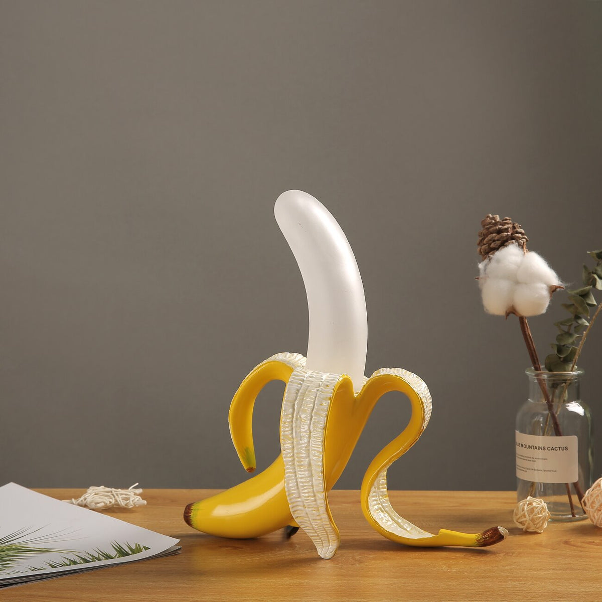 Tafellamp Banaan — art deco, drie houdingen — afbeelding 5