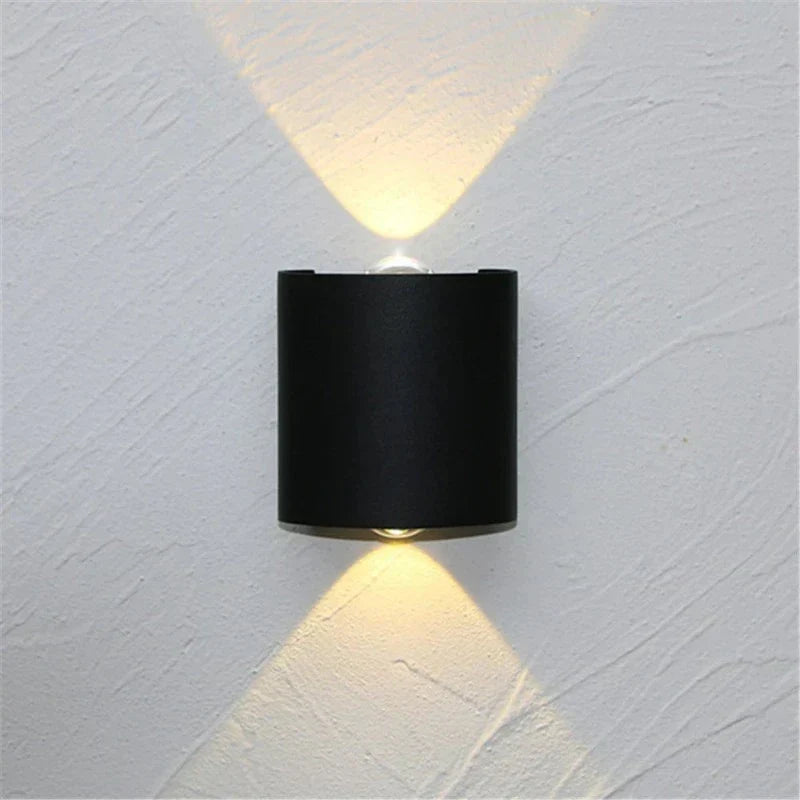Buitenlamp Kubus — aluminium, led, 8 bij 8 cm — afbeelding 2