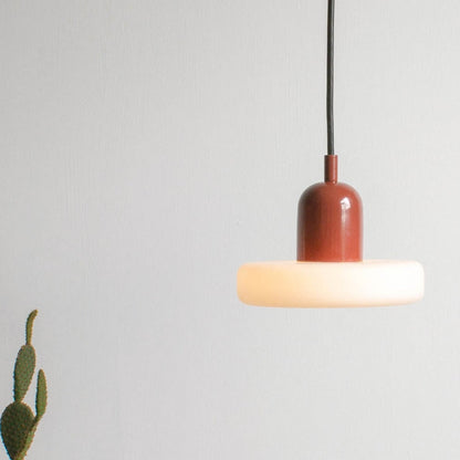 Hanglamp Metaal en Glas — fitting G4, verstelbaar — afbeelding 1