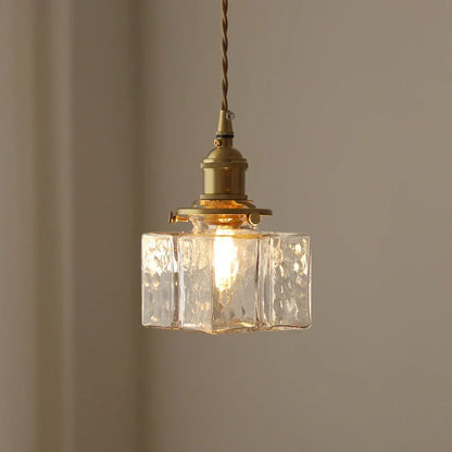 Hanglamp Glas Retro — fitting E27, drie maten — afbeelding 2