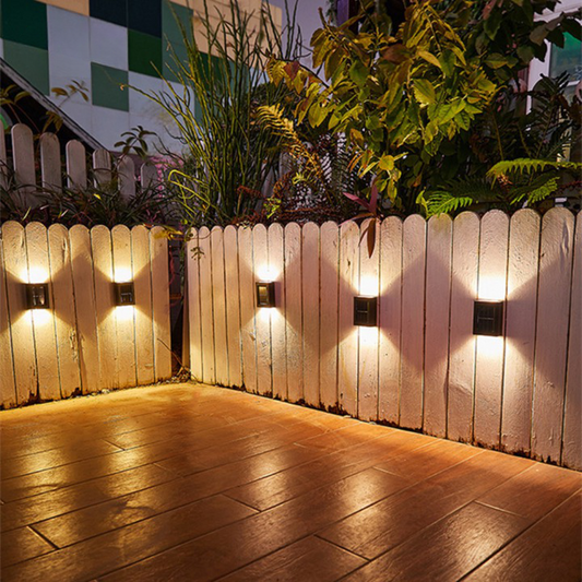 Buitenwandlamp Tuinset — zonne-energie, IP65 — afbeelding 1
