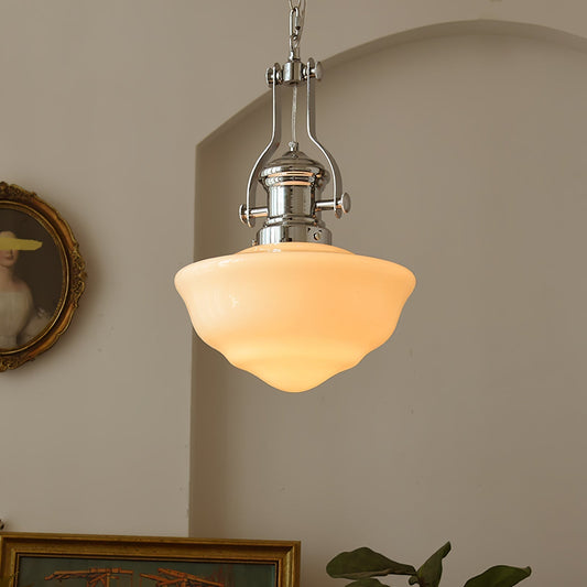 Hanglamp Lavagna — handgemaakt glas en metaal — afbeelding 1