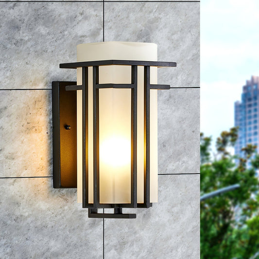 Buitenwandlamp Linde — ijzer en glas, IP65 — afbeelding 1