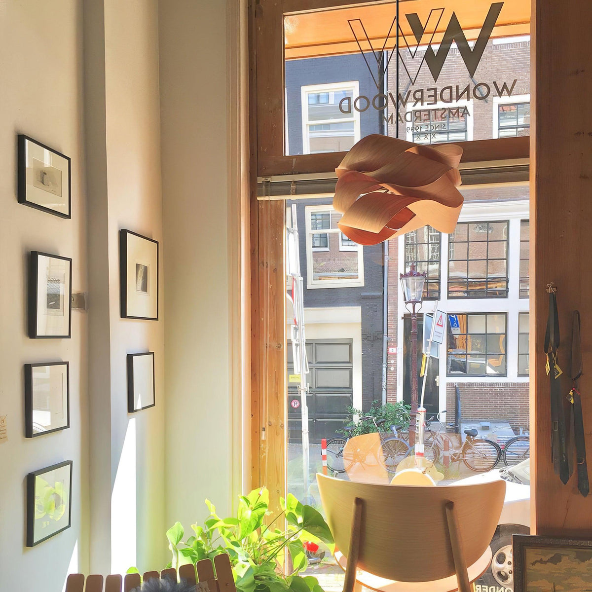 Hanglamp Schakel — hout en metaal, vier modellen — afbeelding 2