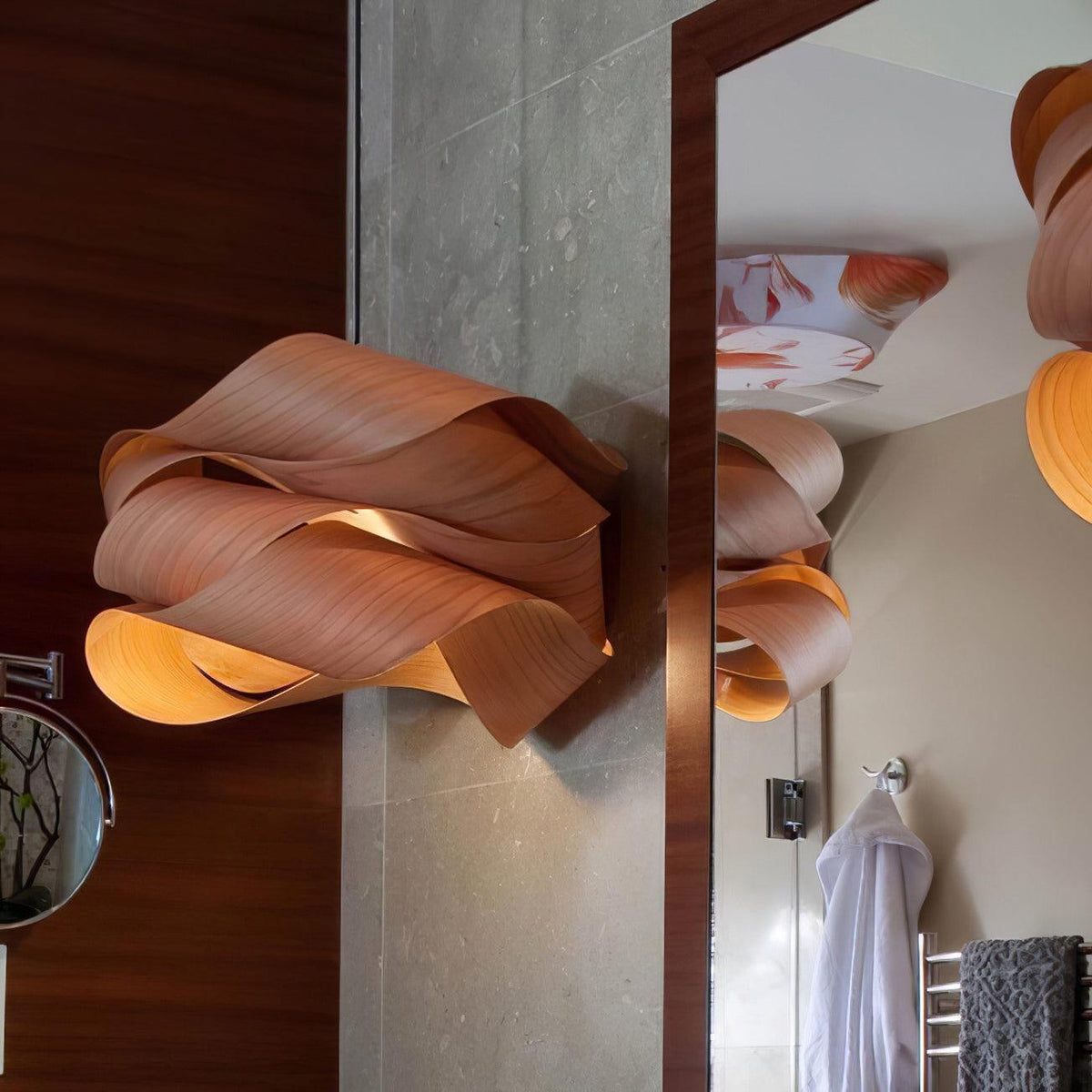 Hanglamp Schakel — hout en metaal, vier modellen — afbeelding 1