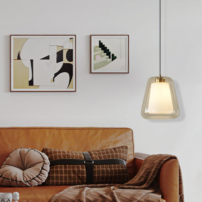 Hanglamp Lucinda — glas en metaal, Ø 27 cm — afbeelding 1