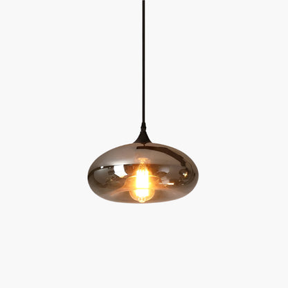 Hanglamp Fles — rookglas, fitting E27, zeven maten — afbeelding 2
