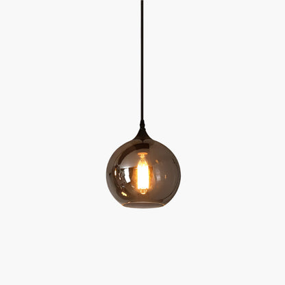 Hanglamp Fles — rookglas, fitting E27, zeven maten — afbeelding 3