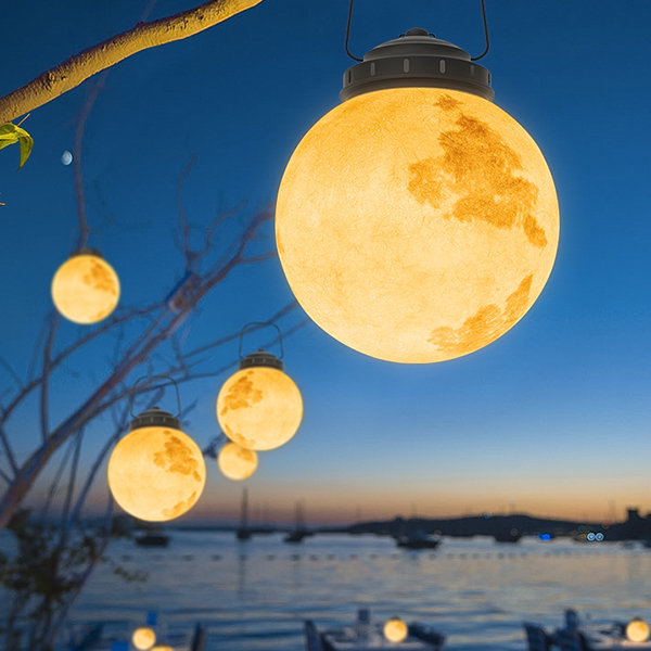 Buitenlamp Elif — maanvorm, zonne-energie of USB — afbeelding 7