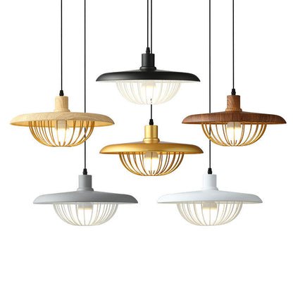 Hanglamp Houtnerf — aluminium, 45 cm doorsnede — afbeelding 1