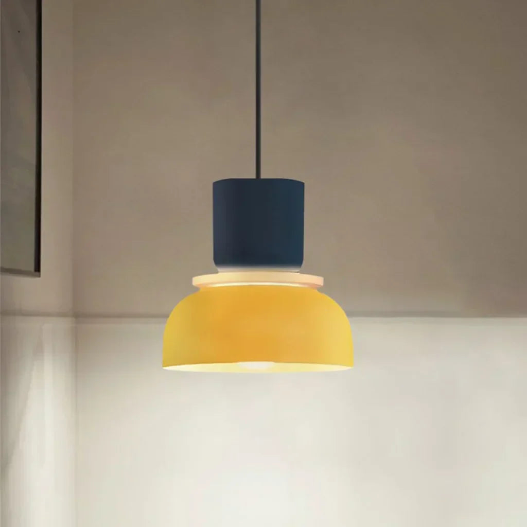 Hanglamp Dulcy — kleurvlakken in acryl, drie maten — afbeelding 3