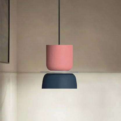 Hanglamp Dulcy — kleurvlakken in acryl, drie maten — afbeelding 4