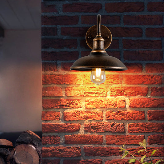 Buitenwandlamp Alessio — antiek messing, IP65 — afbeelding 1