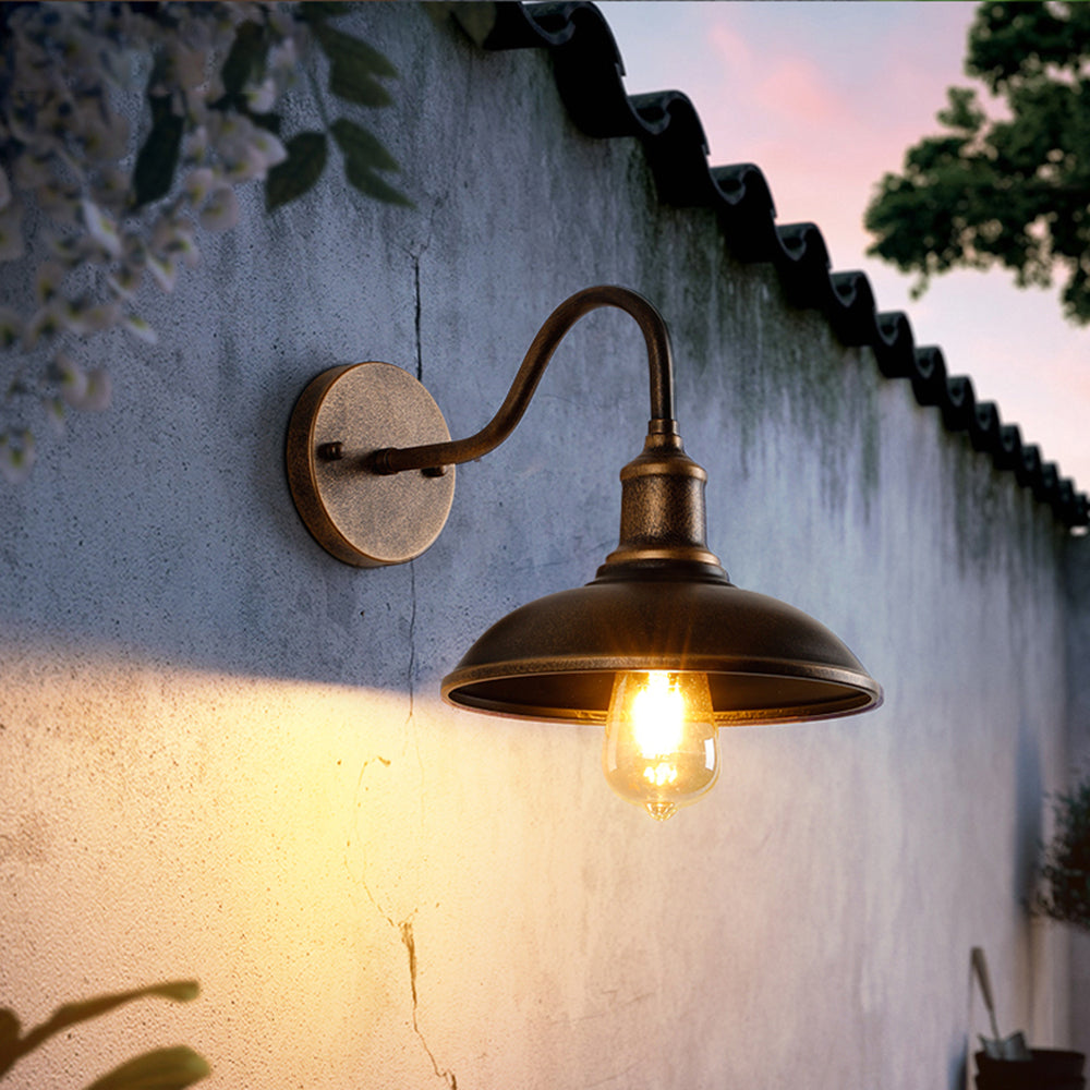 Buitenwandlamp Alessio — antiek messing, IP65 — afbeelding 4
