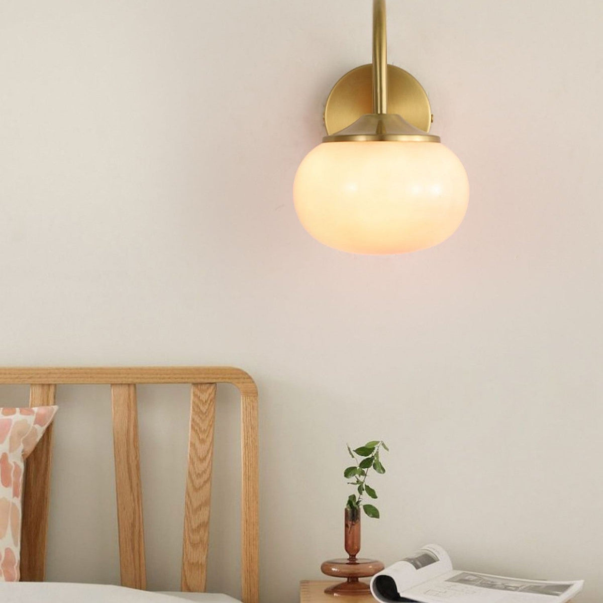 Wandlamp Marshmallow — ijzer, fitting E27, 23 cm — afbeelding 3