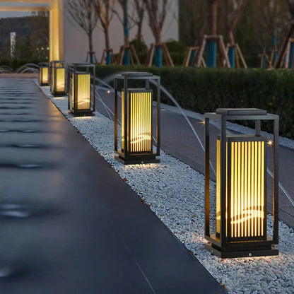 Buitenlamp Kooi — zonne-energie, ijzer en acryl, IP65 — afbeelding 3