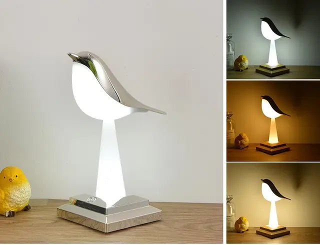 Tafellamp Vogel — kunststof, 26 cm breed — afbeelding 4