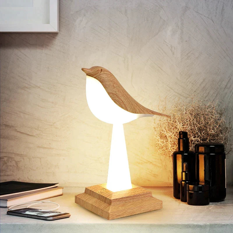 Tafellamp Vogel — kunststof, 26 cm breed — afbeelding 3