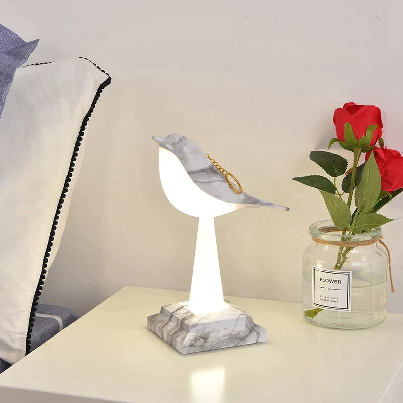 Tafellamp Vogel — kunststof, 26 cm breed — afbeelding 2