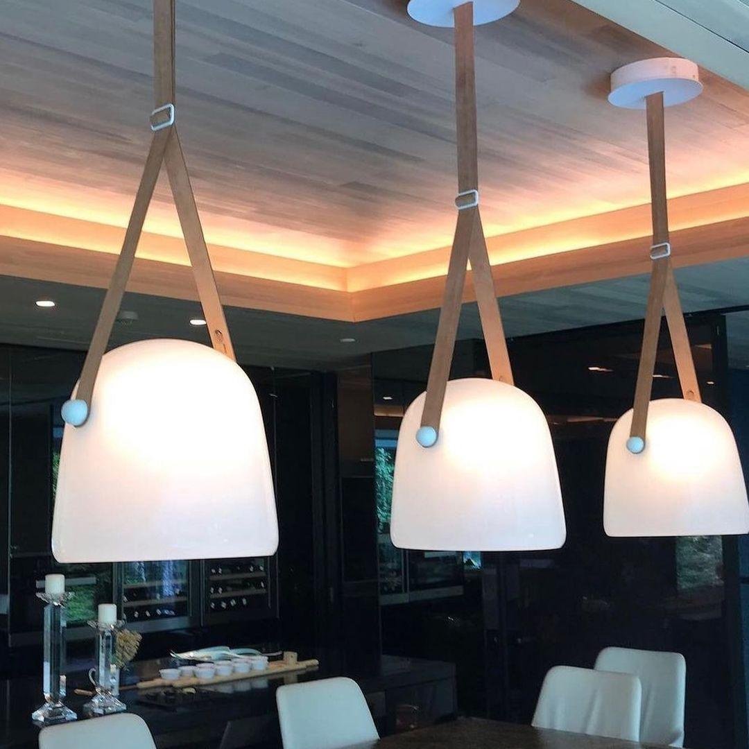 Hanglamp Mona — metaal en glas, geïntegreerde LED — afbeelding 3