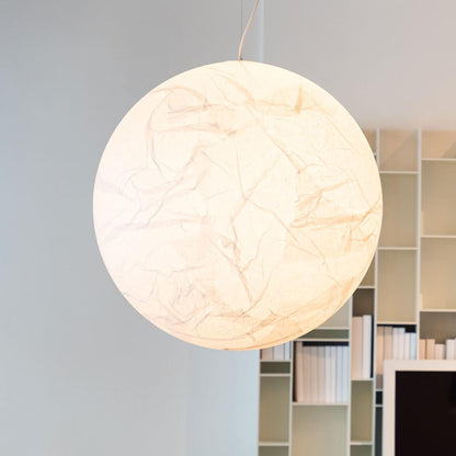 Hanglamp Zijde — moerbeizijde en acryl, 30 tot 50 cm — afbeelding 4
