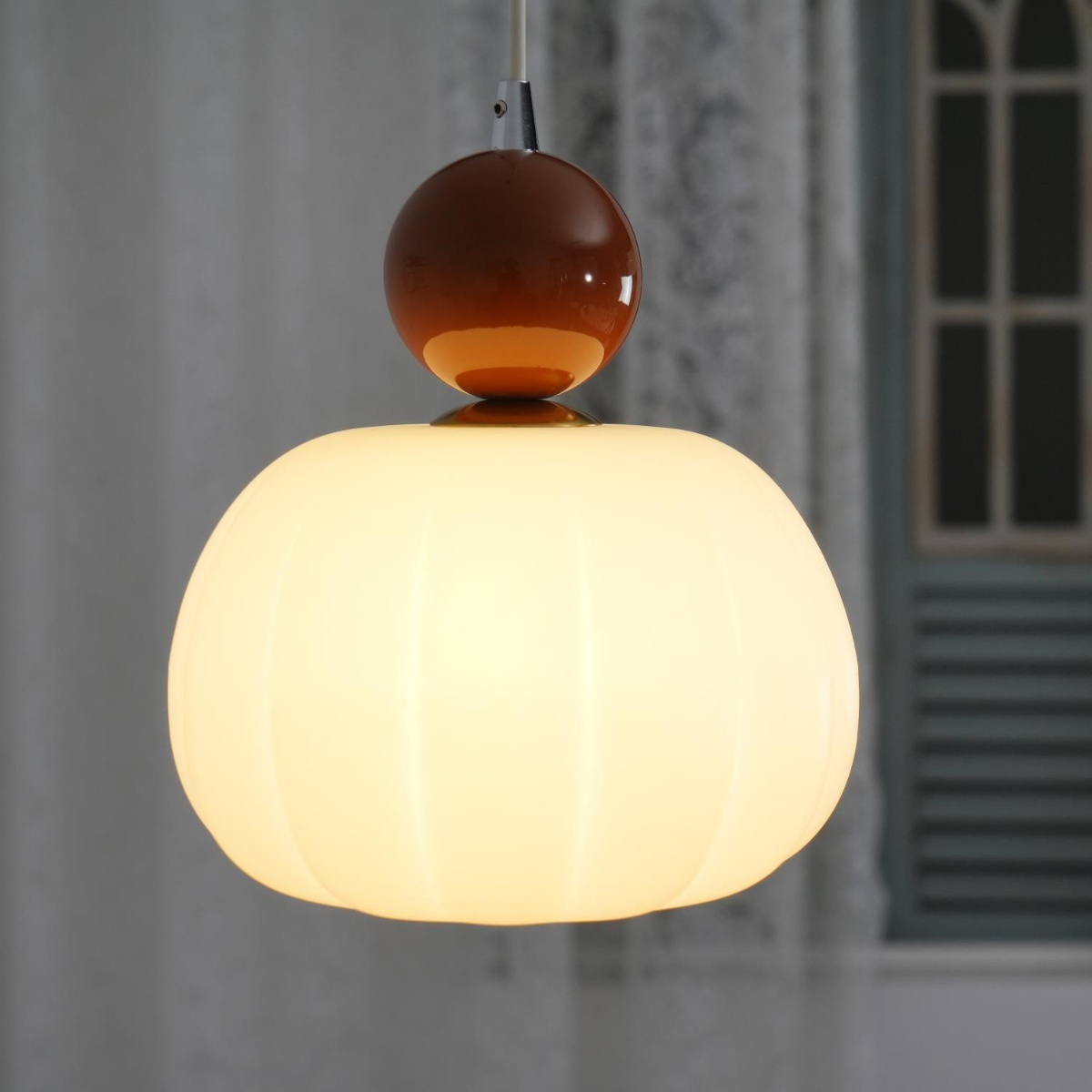 Hanglamp Yedra — metaal en acryl, fitting G9, Ø 14 cm — afbeelding 1
