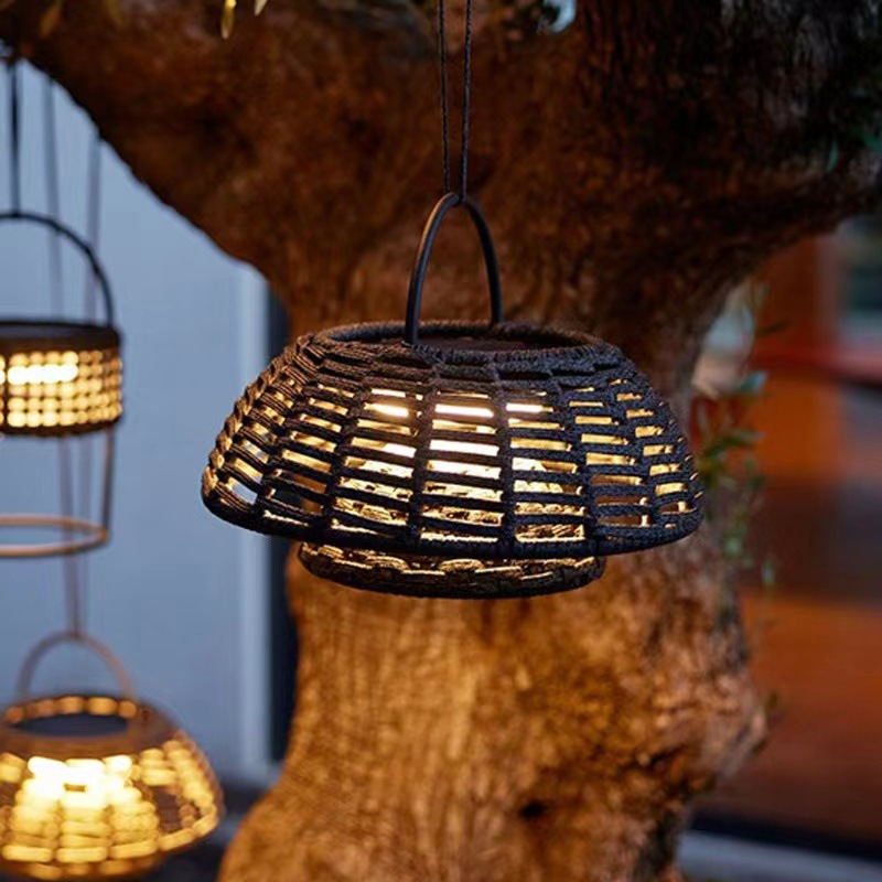 Buitenlamp Vlecht — gevlochten kap, IP65, Ø 32 cm — afbeelding 3
