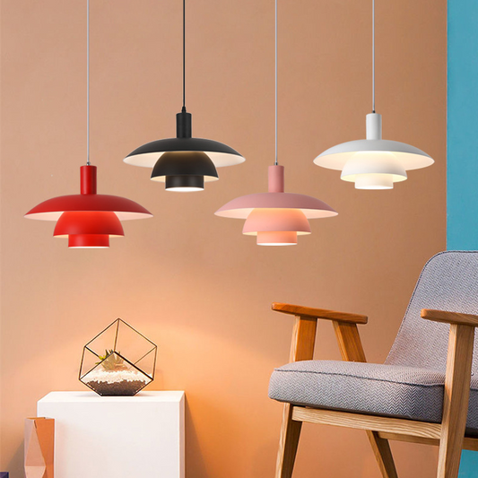 Hanglamp Deens — metaal, 29 of 39 cm doorsnede — afbeelding 1