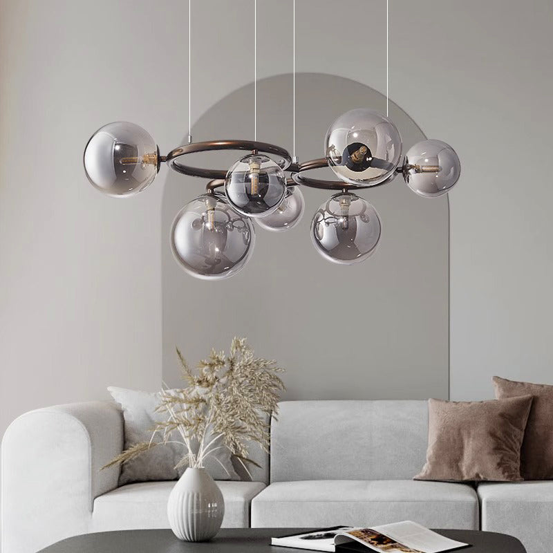 Hanglamp Ring Trio — drie ringen, drie lichtstanden — afbeelding 1