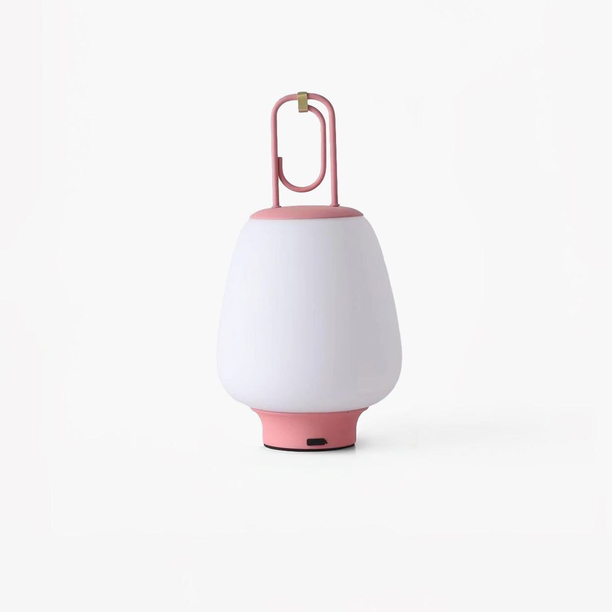 Draadloze tafellamp Lantaarn — metaal en glas, USB — afbeelding 3