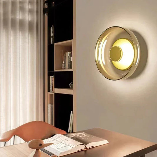 Wandlamp Nordic — glassteen, led 5 W, 95 cm lang — afbeelding 1