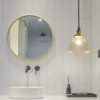 Hanglamp Kristalglas — transparante kap, fitting E27 — afbeelding 5