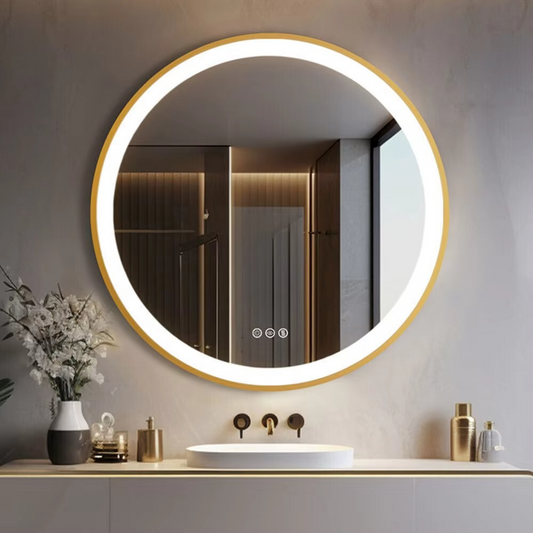 Wandlamp Spiegel — rond, 60 of 80 cm, led-verlichting — afbeelding 1