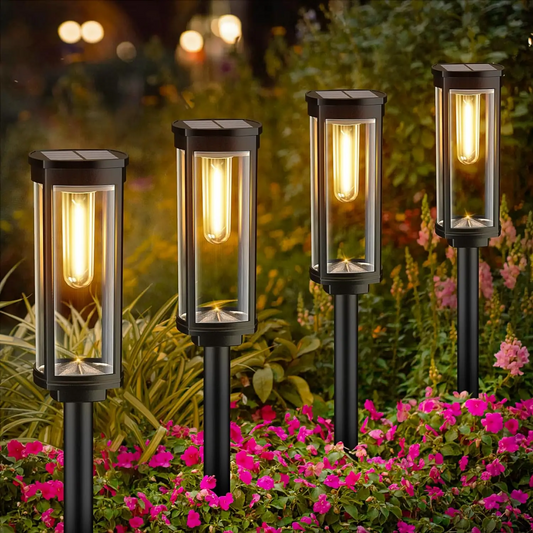 Buitenlamp Lantaarn — zonne-energie, 62,5 cm hoog — afbeelding 1